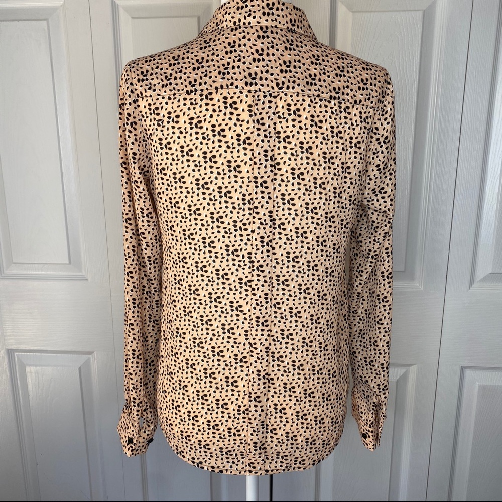 🔥SOLD🔥 The Limited Leopard Print Button Down Shirt Small - Picture 9 of 16
